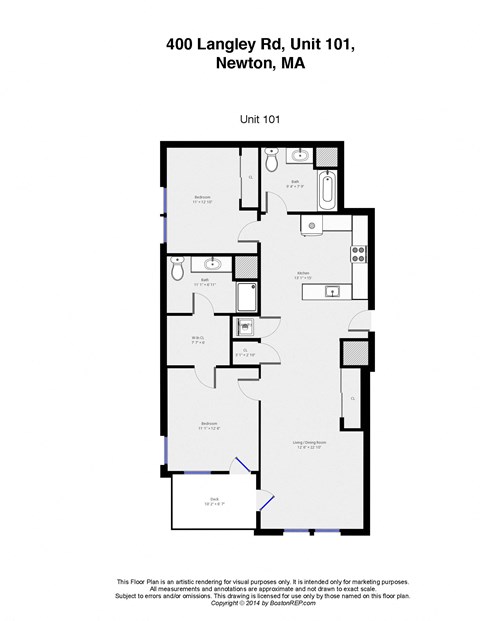 392-396, 400, 404 Langley Road Studio-3 Beds Apartment for Rent - Photo Gallery 22